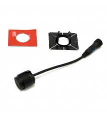 Sensor de aparcamiento adhesivo de repuesto SteelMate 14D-13 de 16 mm y color negro
